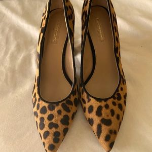 Antonio Melani leopard heels EUC